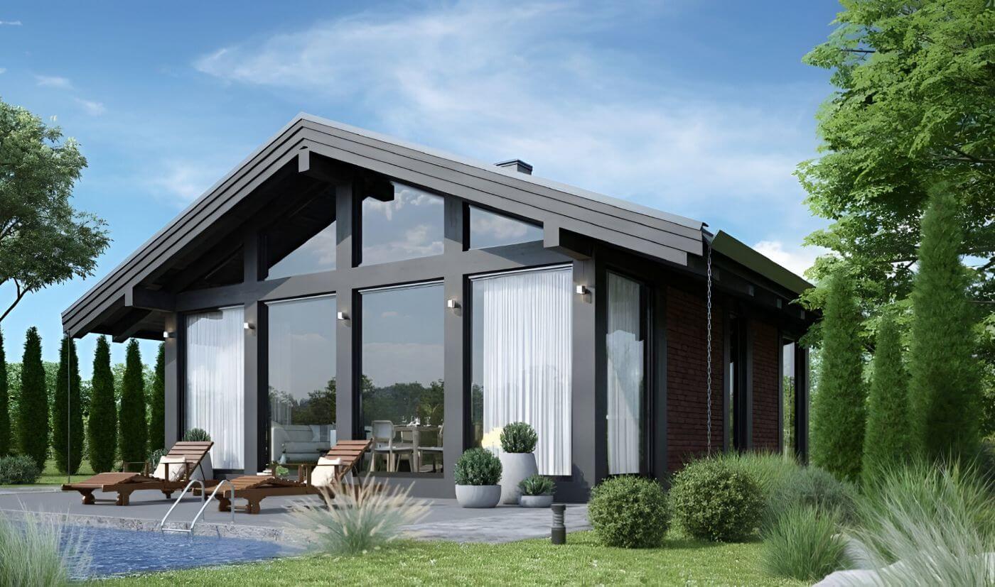 Баня под ключ 6 на 8 Тренто №2