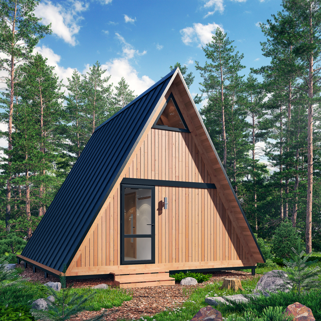 Баня в стиле A-frame Асти | фото 3