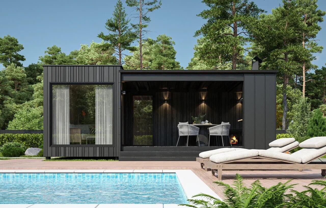 Модульная баня Lounge 01