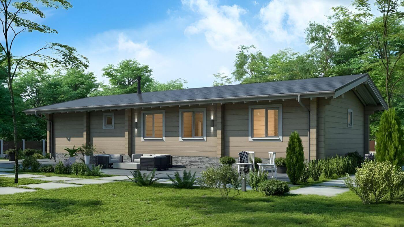 Финская баня из клееного бруса Ванкувер | фото 3