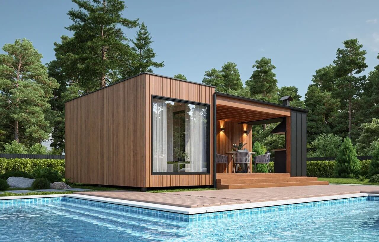 Модульная баня Lounge 02