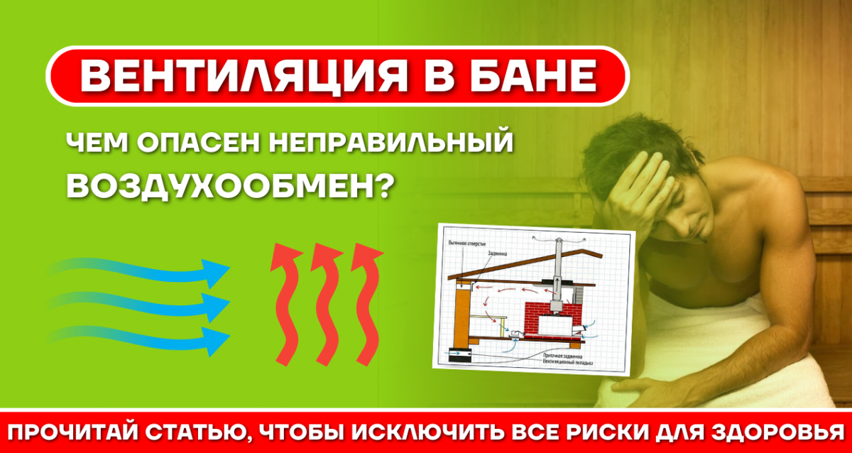 Вентиляция в бане