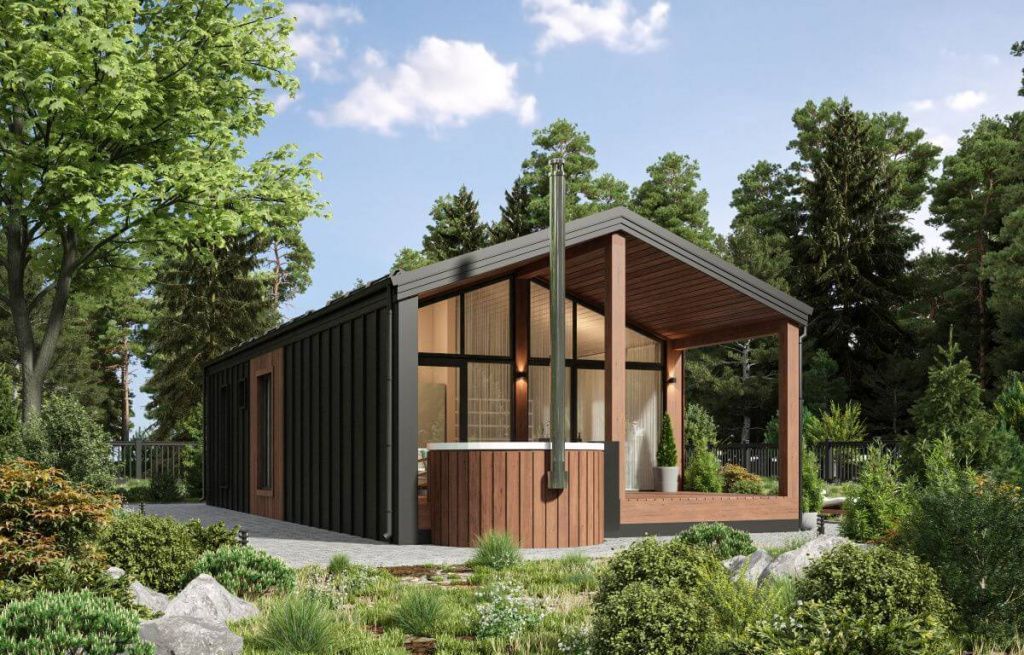 Каркасная баня Марибо (13x6) | фото 2