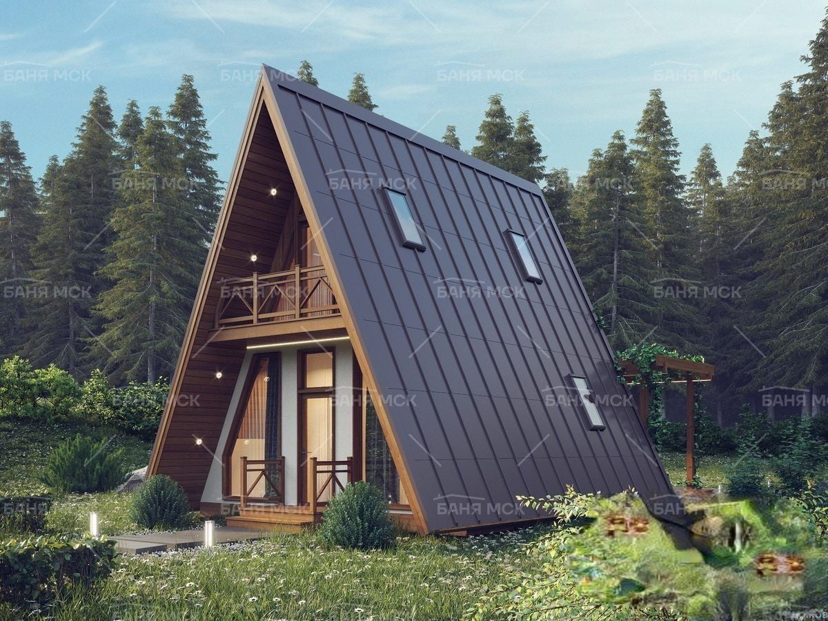 Баня в стиле A-frame Сеньо | фото 3