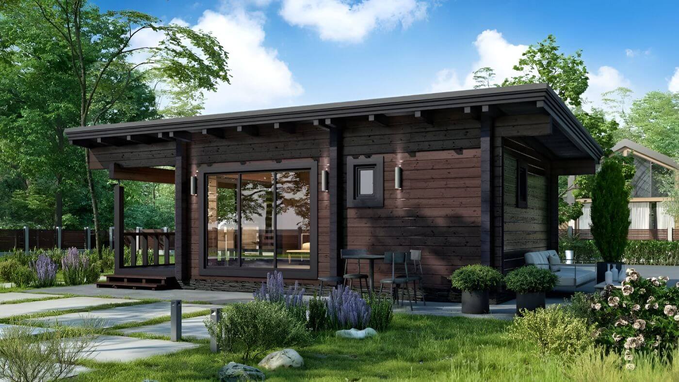 Финская баня из клееного бруса Форино | фото 2