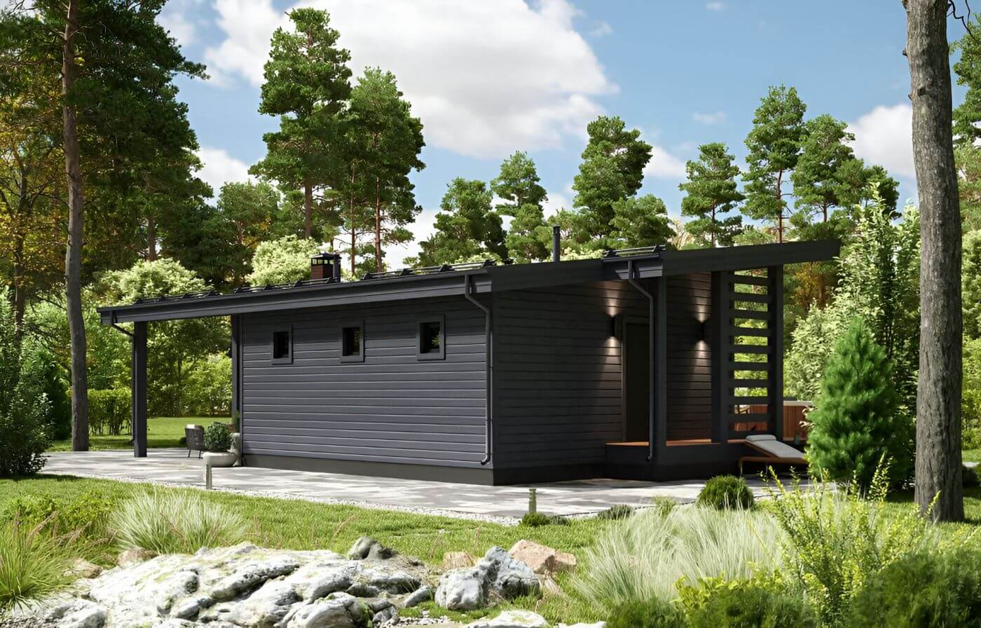 Каркасная баня Портланд (8x13) | фото 4