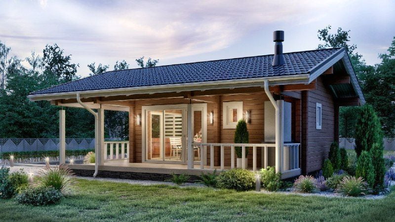 Финский дом из профилированного бруса Рочестер | фото 3