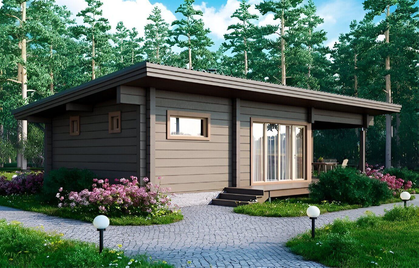 Финская баня из клееного бруса Коктебель | фото 2