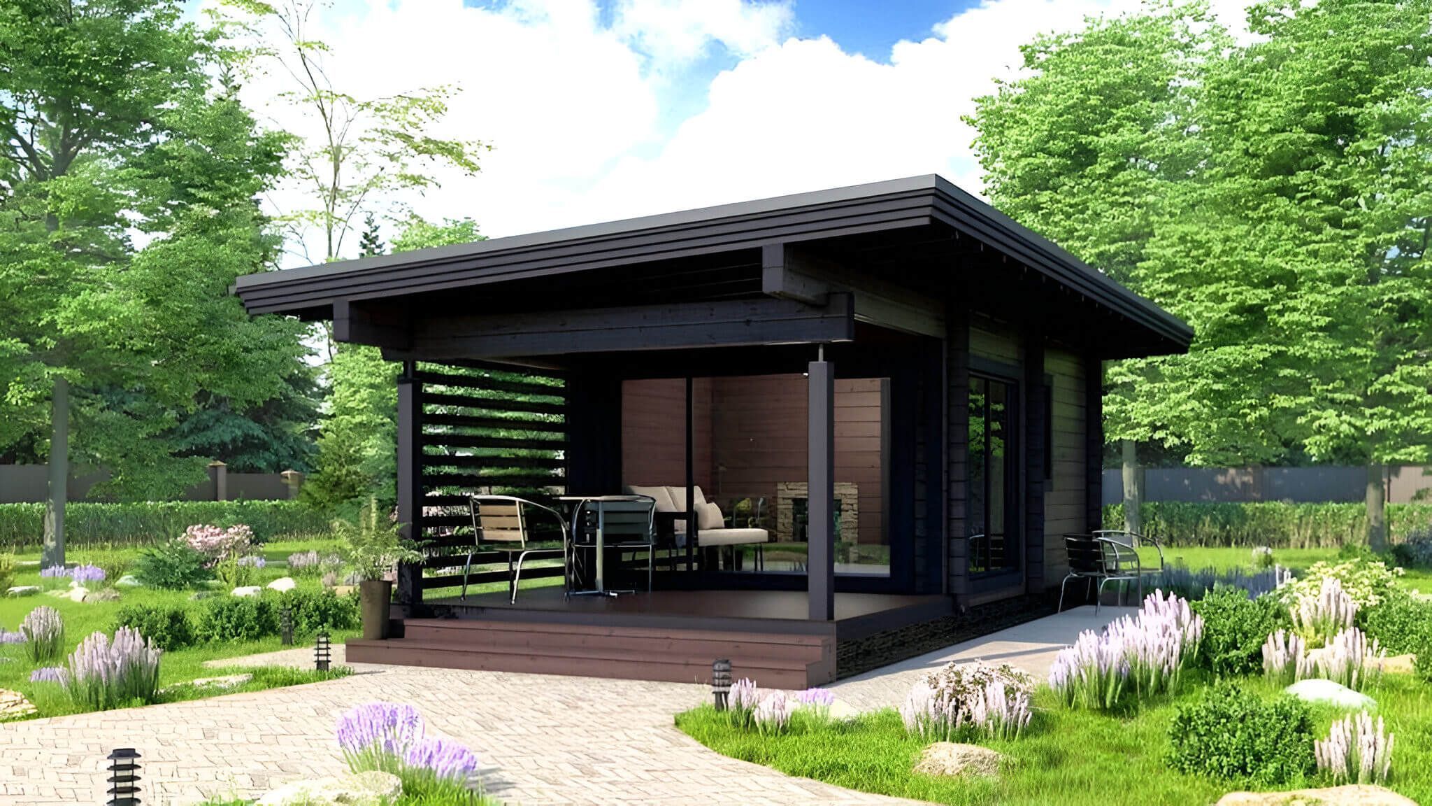 Финская баня из клееного бруса Амальфи | фото 2