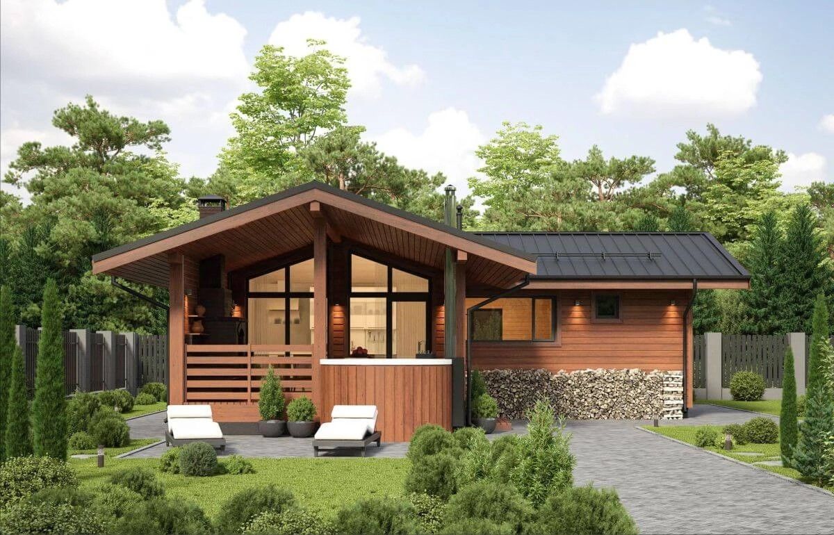 Каркасная баня Авила (10x9)