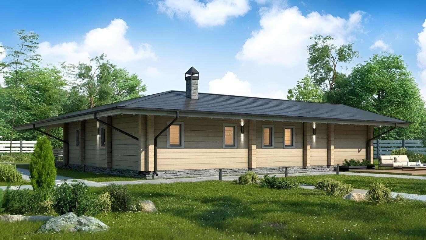 Финская баня из клееного бруса Морейн | фото 3