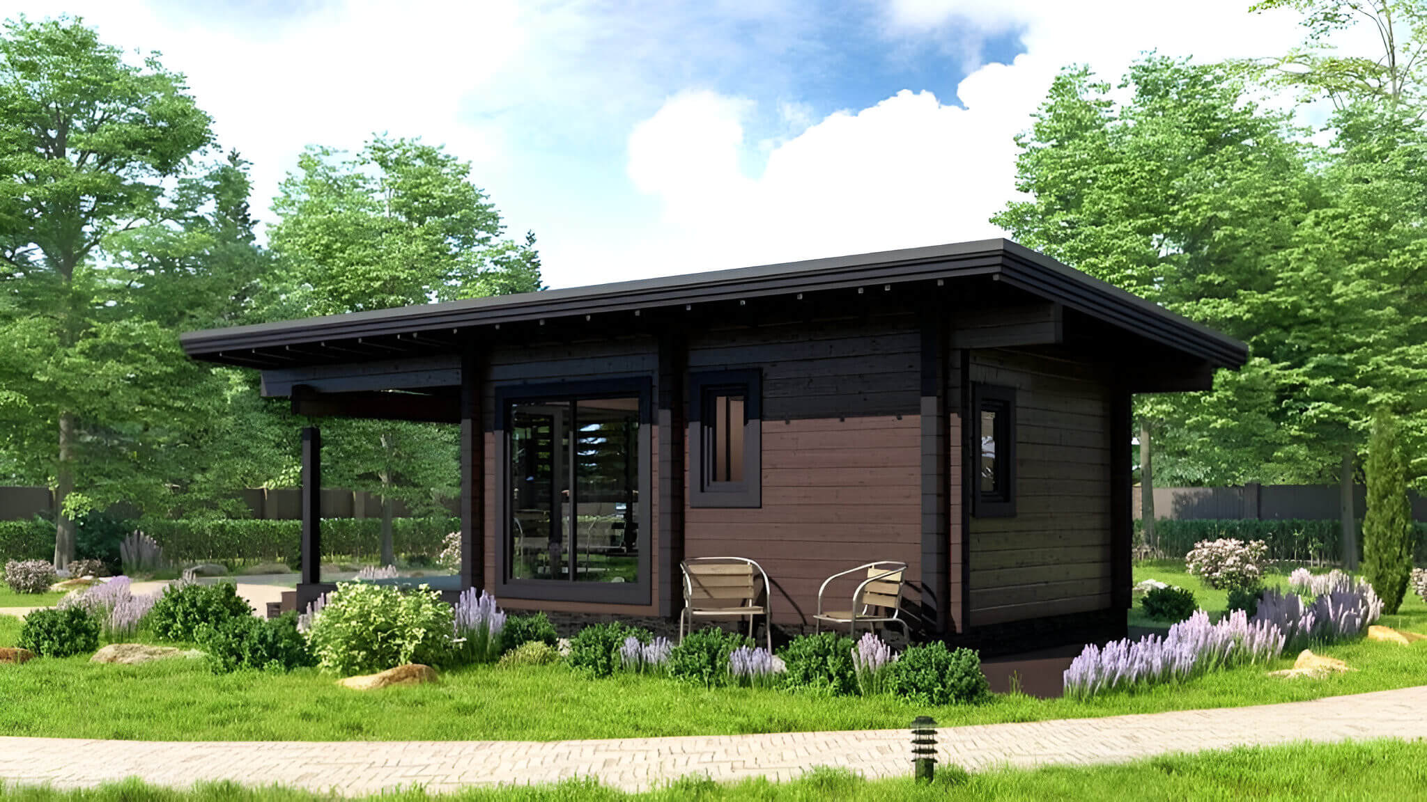 Финская баня из клееного бруса Амальфи | фото 3