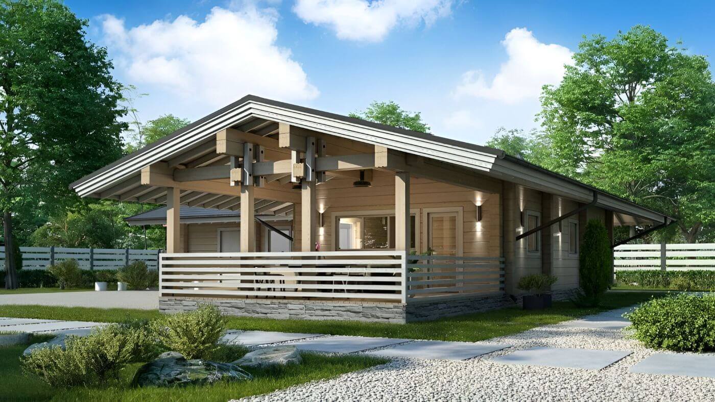 Финская баня из клееного бруса Морейн | фото 2