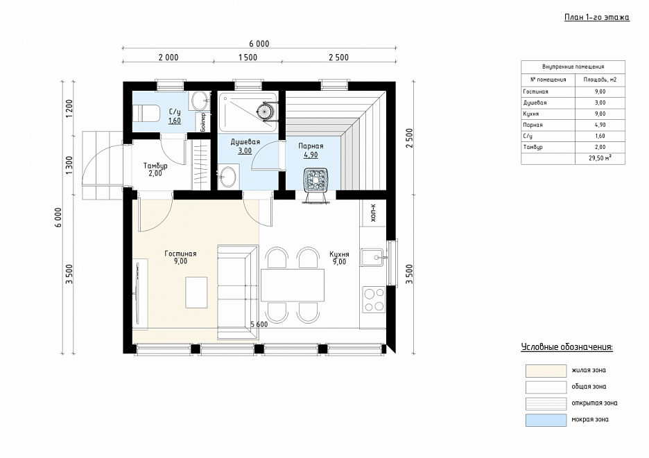 Баня Магдебург 5 (6х6)