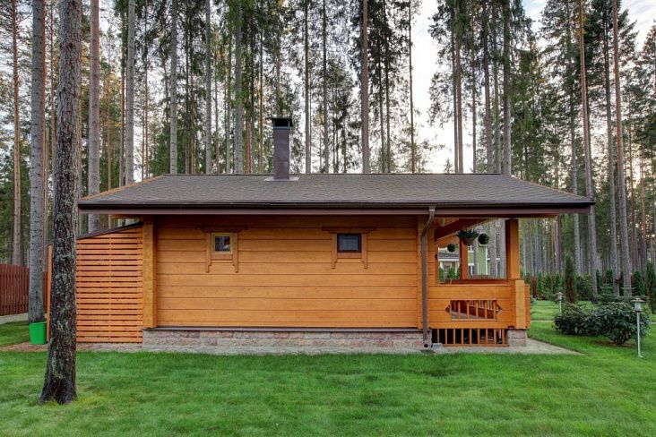 Баня из клееного бруса 7x8 | фото 3