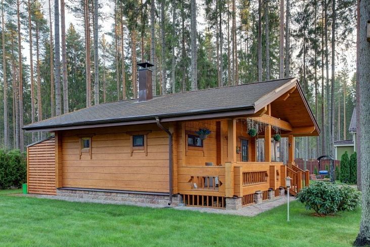 Баня из клееного бруса 7x8 | фото 4