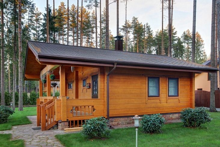Баня из клееного бруса 7x8 | фото 2