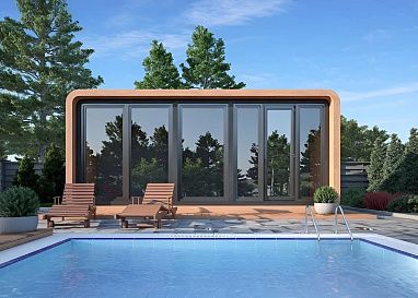 Мобильная баня Panorama Premium XL