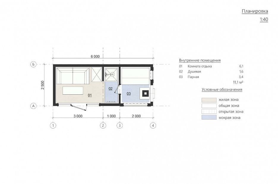 Модульная баня Box 01