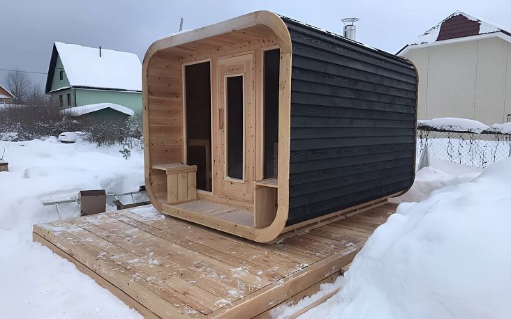 Мобильная баня 3х2.5 (Форт S)