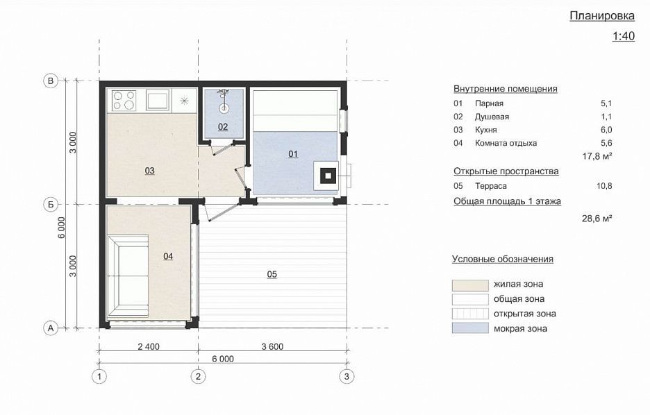 Модульная баня Scandi 03