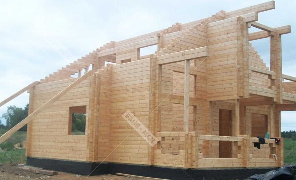 Технология строительства дома из профилированного бруса своими руками