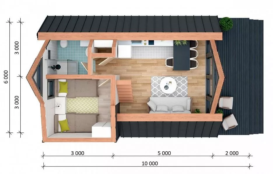 Дом в стиле A-frame Рута