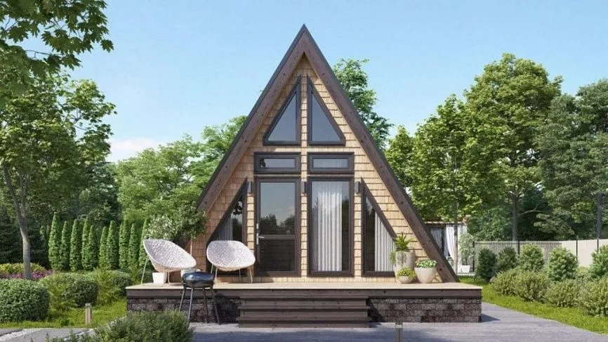 Баня в стиле A-frame Верона