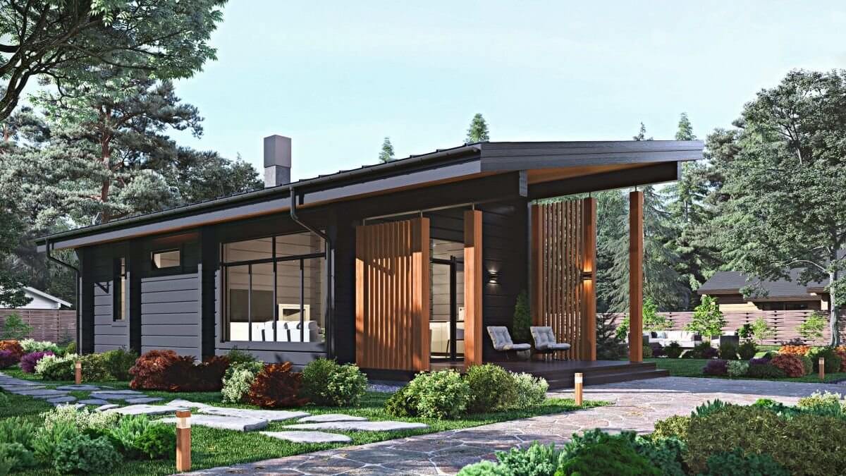 Баня из бруса 9 на 12 Астория