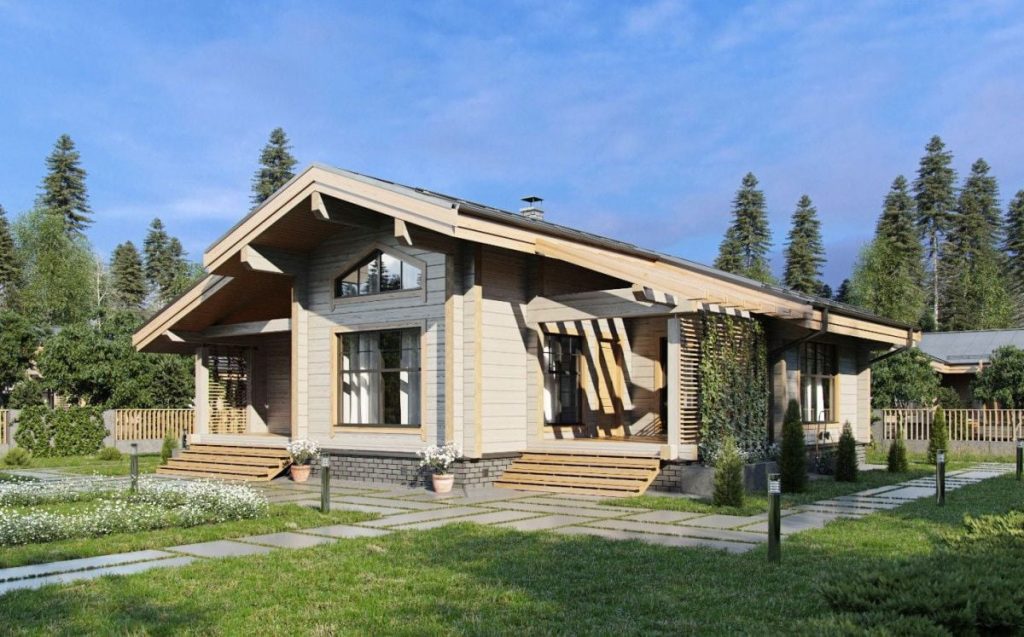 Баня из клееного бруса Босфор