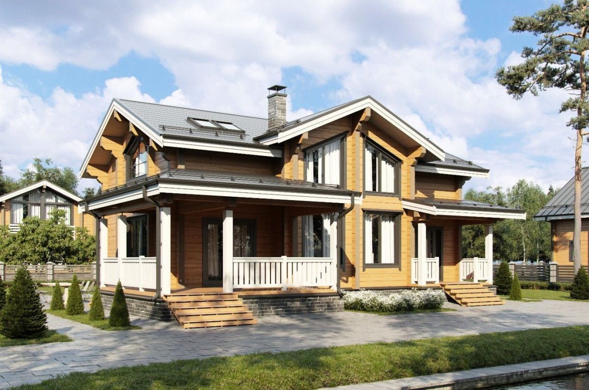 Баня из клееного бруса Гранвиль