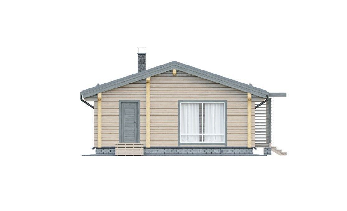 Баня из клееного бруса с бассейном Панормо