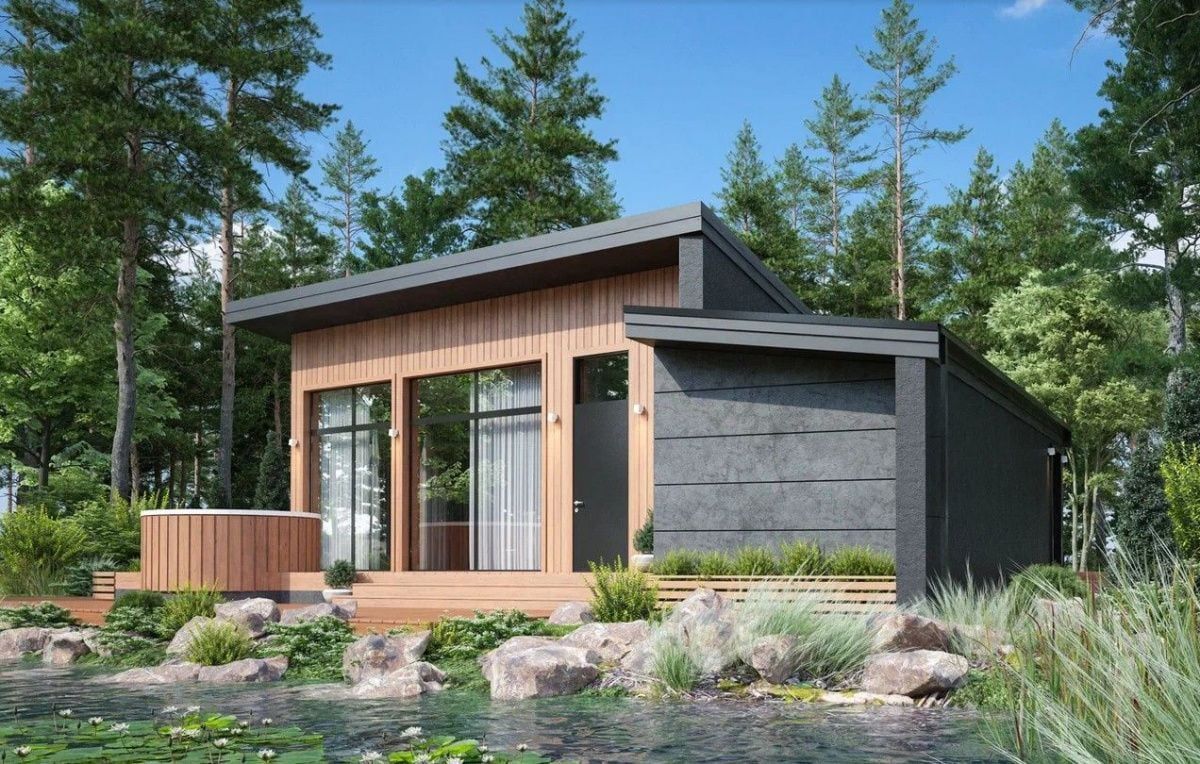 Каркасная баня Сицилия