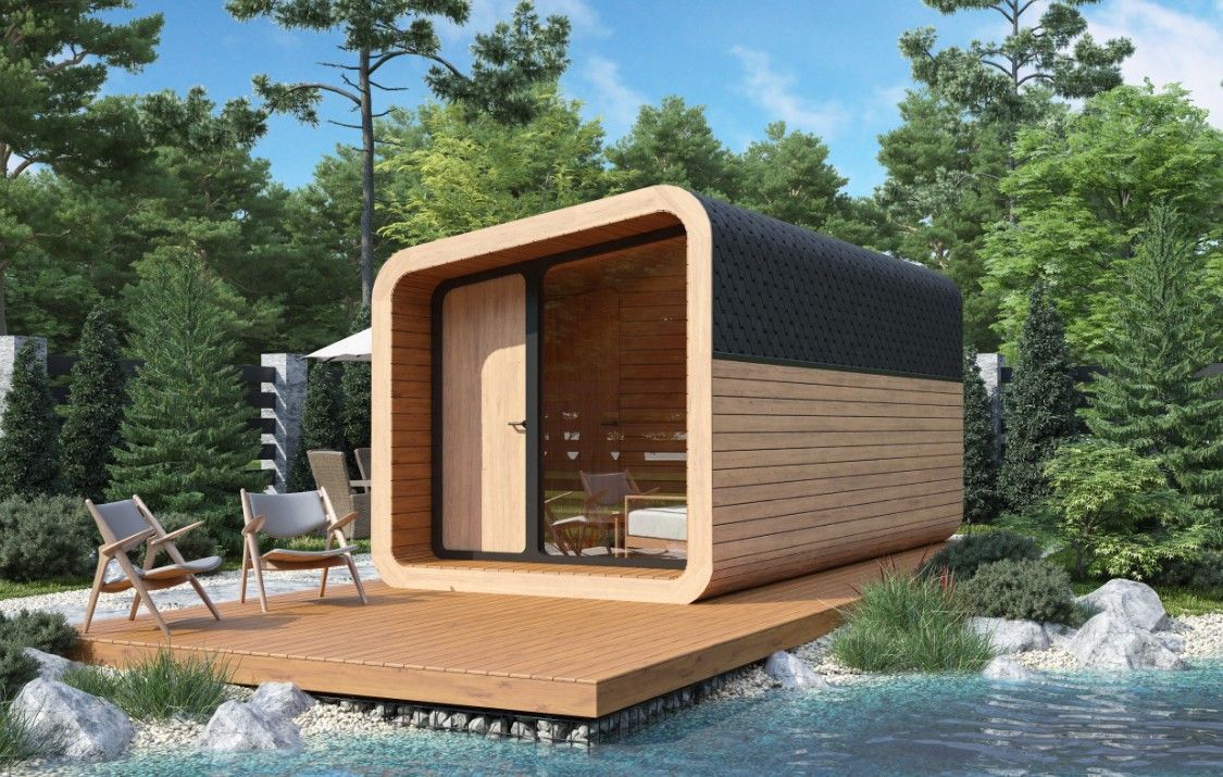 Мобильная баня 4X2,4 (Геометрия M)