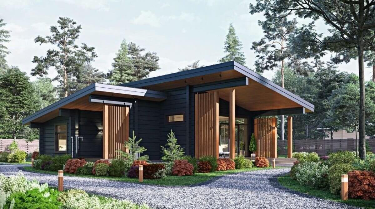 Баня из клееного бруса Астория