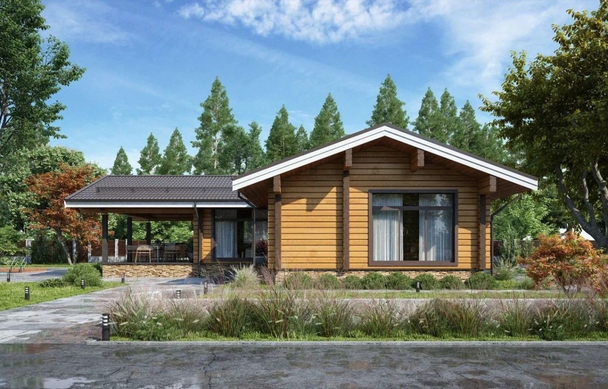 Баня из клееного бруса Банбери