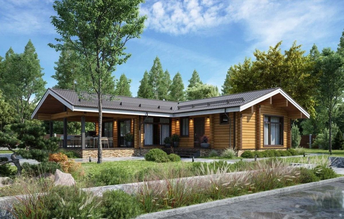 Баня из клееного бруса Банбери