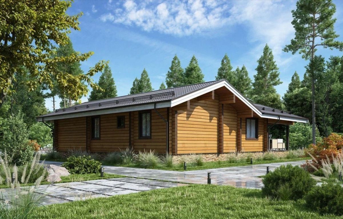 Баня из клееного бруса Банбери