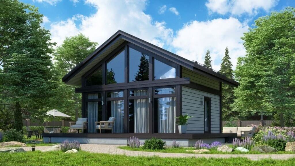 Баня 6х6 из бруса Неаполь