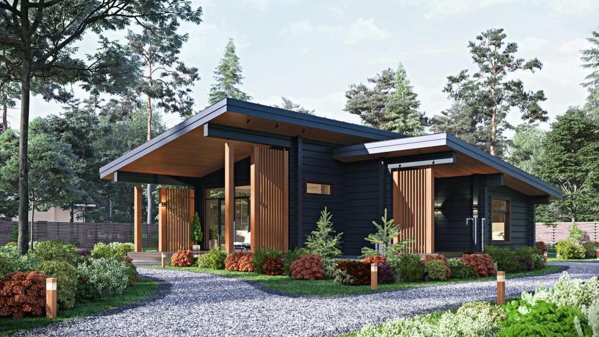 Баня из бруса 9 на 12 Астория