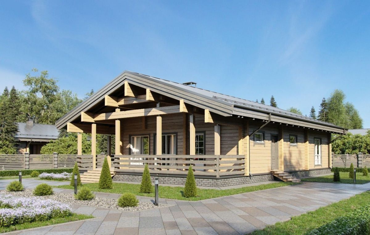 Баня из клееного бруса Анталья