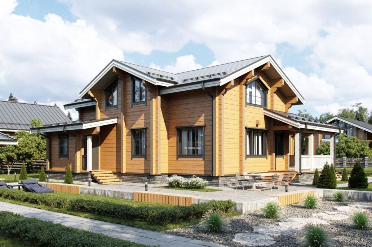 Баня из клееного бруса Гранвиль