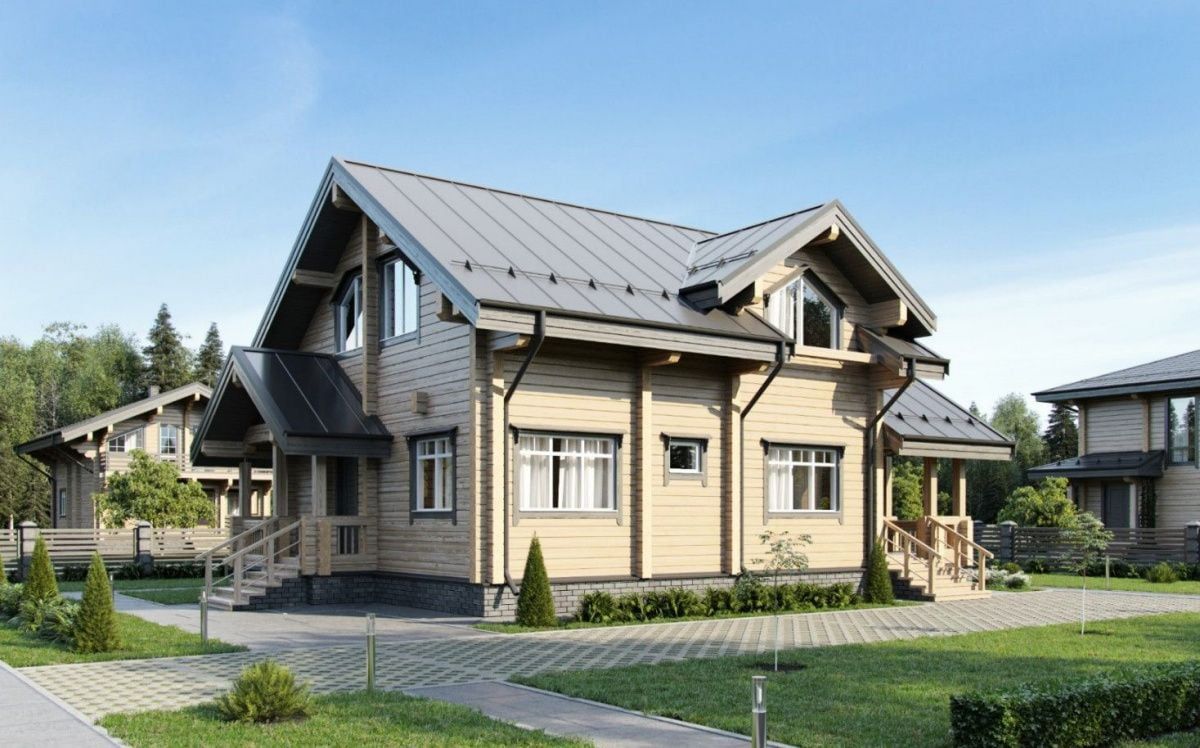 Баня из клееного бруса Ментона