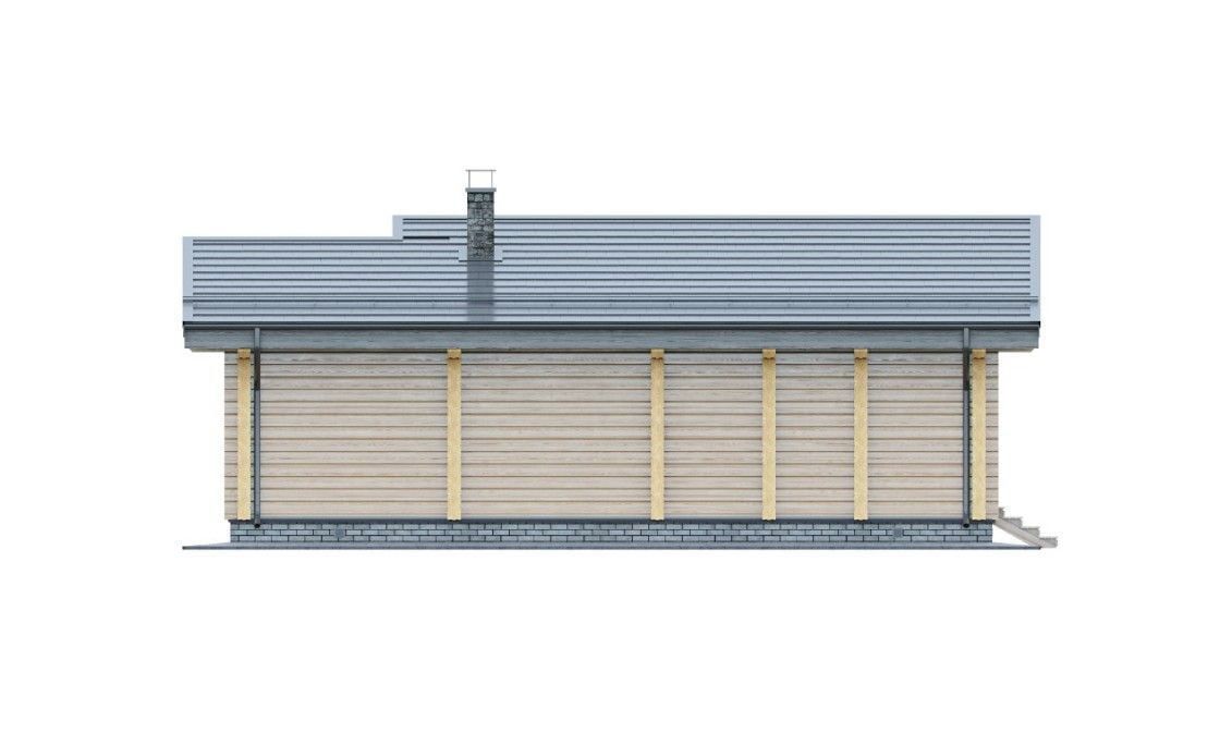 Баня из клееного бруса с бассейном Панормо