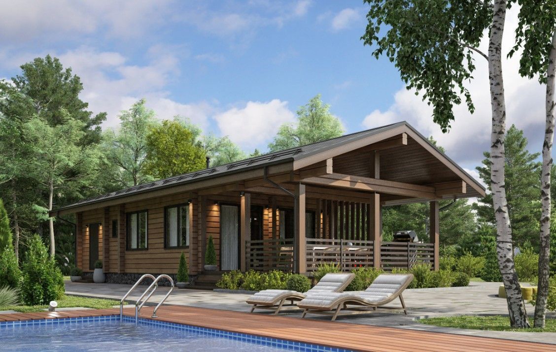 Баня из клееного бруса Сидней