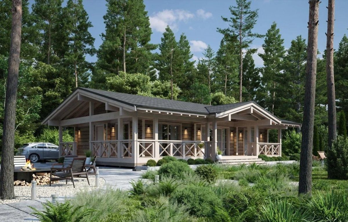 Баня из бруса Остия