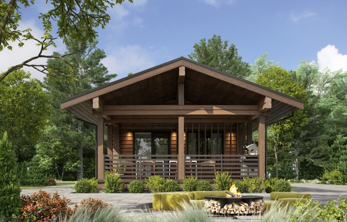 Баня из бруса Сидней