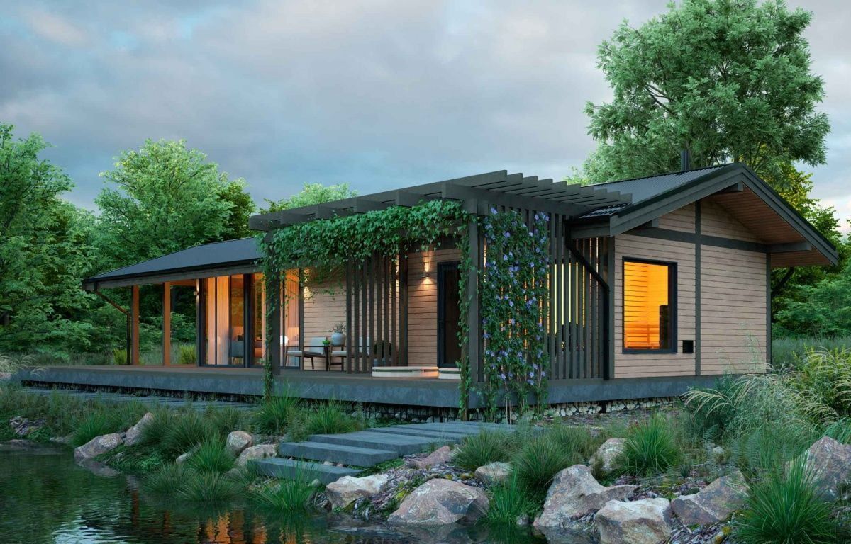 Фахверковая баня Абрау