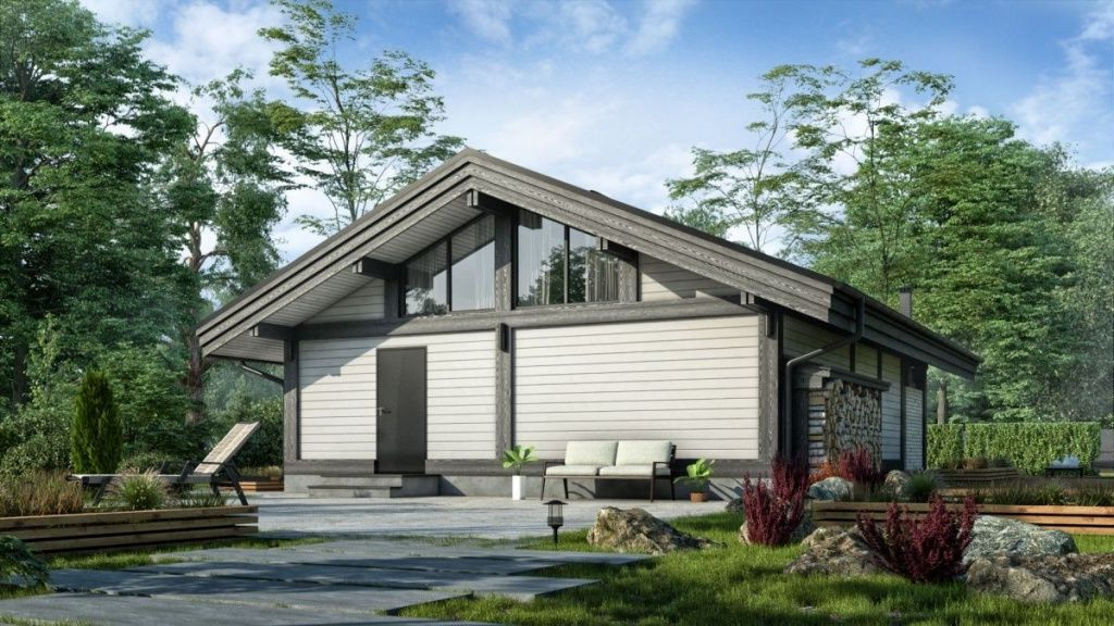 Баня под ключ 8х12 Лейпциг