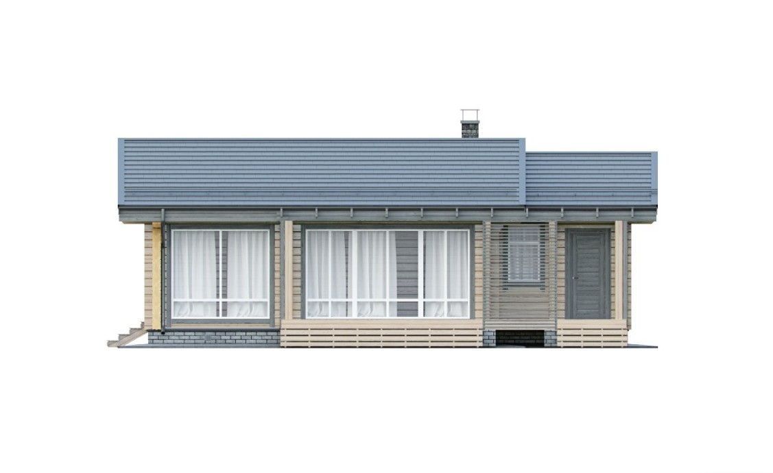 Баня из клееного бруса с бассейном Панормо